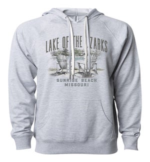 White Chair Lake/River Personalized Hoodie